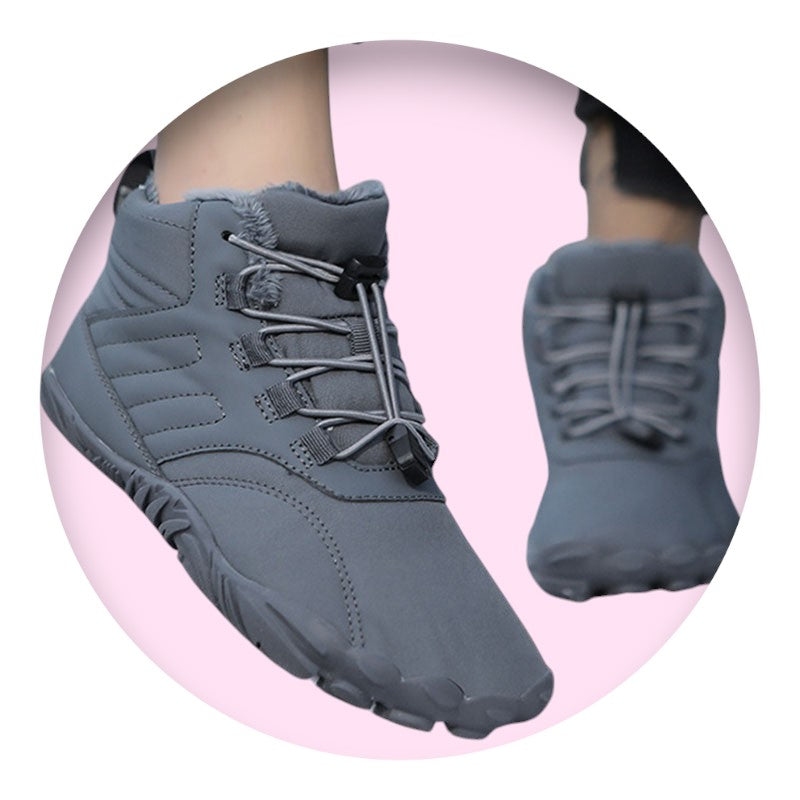 Chaussures de sport en coton pour hommes et femmes, bottes d'hiver chaudes à enfiler