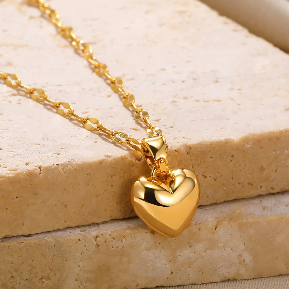 Vintage Heart Pendant Necklace