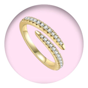 14K Gold Plated Copper Ring